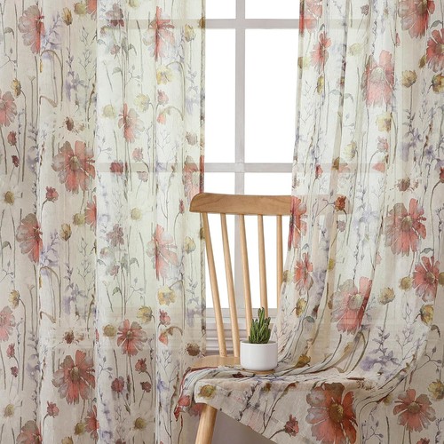 Crushed sheer curtains inch - crushed,